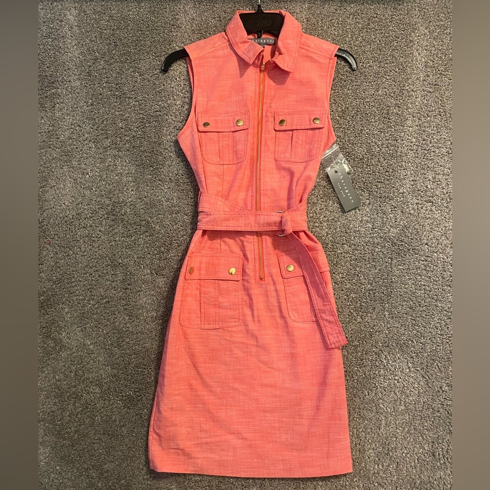 Brand new with tags coral sleeveless dress
